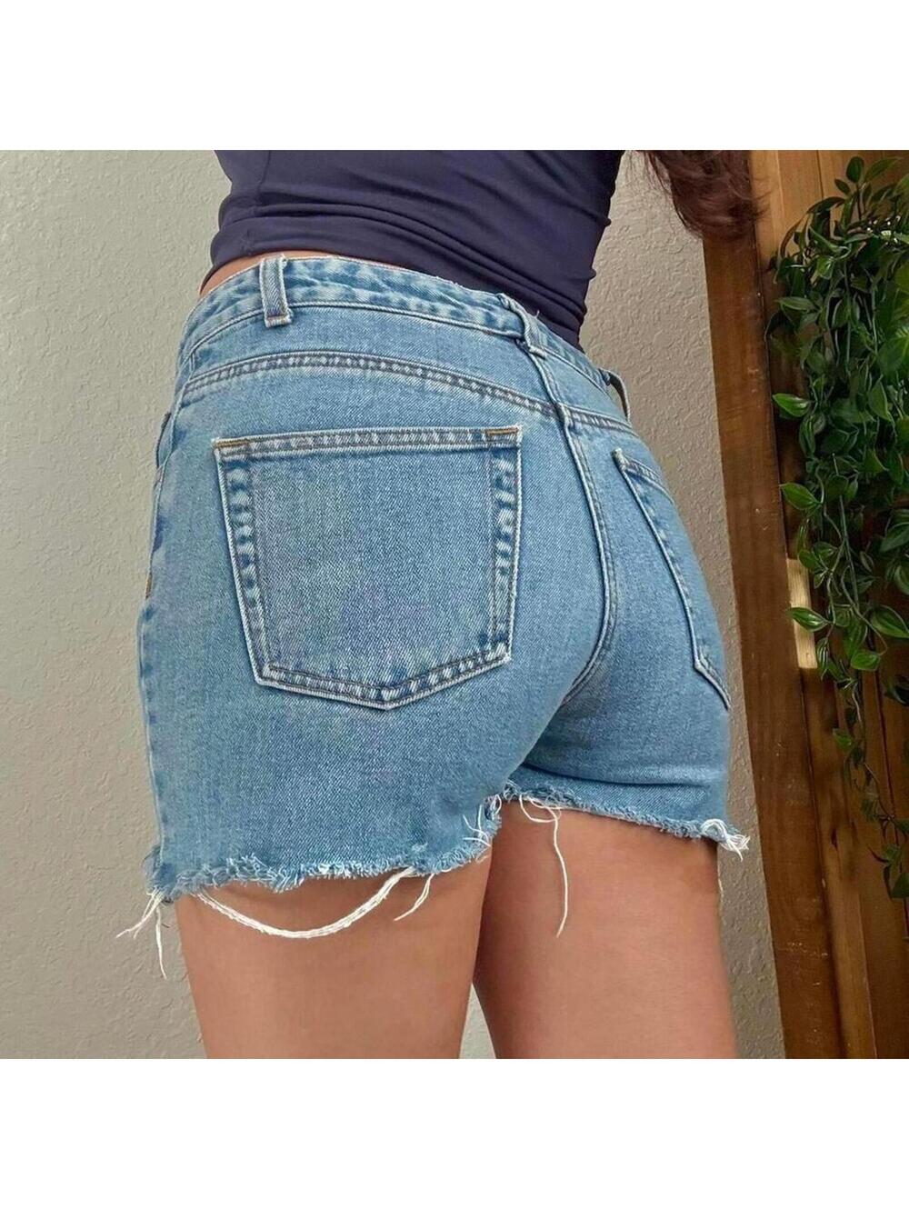 Vintage Façonnable Cutoff Denim Shorts